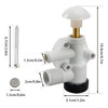 385314349 RV Pedal Flush Toilets Water Valve Kit for Dometic Sealand