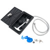 RV Exterior Lockable Outdoor Shower Box Hot Cold Water For Caravan Camper