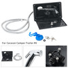 RV Exterior Lockable Outdoor Shower Box Hot Cold Water For Caravan Camper