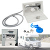 RV Exterior Lockable Outdoor Shower Box Hot Cold Water For Caravan Camper