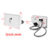 RV Exterior Lockable Outdoor Shower Box Hot Cold Water For Caravan Camper