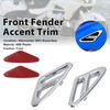 Front Fender Accent Trim For Honda GL1800 Goldwing 1800 2001-2017 Chrome
