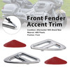 Front Fender Accent Trim For Honda GL1800 Goldwing 1800 2001-2017 Chrome