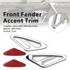Front Fender Accent Trim For Honda GL1800 Goldwing 1800 2001-2017 Chrome