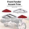 Front Fender Accent Trim For Honda GL1800 Goldwing 1800 2001-2017 Chrome