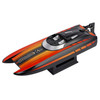 2.4Ghz Mini Remote Control Boat For Water Pool Lake Water Toy 2 Batteries Orange