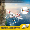 3CH Remote Control Airplane 6-Axis Gyro Stabilizer Aircraft Red With 2 Batteries