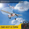 3CH Remote Control Airplane 6-Axis Gyro Stabilizer Aircraft Red With 2 Batteries