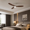 52" Flush Mount Ceiling Fan with Light