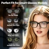 4 PC LED Light Blocking Covers for Ray-Ban Meta All Series Smart Glasses Gen1 Gen2 White