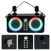 Wireless Bluetooth Speaker Dual Microphone Karaoke All-In-One Outdoor Portable
