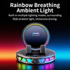 Colorful RGB Ambient Light Car Wireless Charging Bracket Holder Car Phone Mount