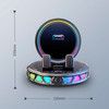 Colorful RGB Ambient Light Car Wireless Charging Bracket Holder Car Phone Mount