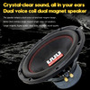 12" Car Audio Subwoofer 2200W Max Power Dual Magnet Dual Coil Woofer KTV Speaker