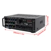 Bluetooth 5.0 HiFi Sunbuck 2000W Stereo Power Amplifier Karaoke FM USB SD AUX