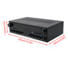 3600W Peak Stereo HiFi Power Bluetooth Amplifier High-Power 5.1 Subwoofer Home