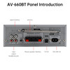 800W  2.1CH Bluetooth Stereo Hifi Car Home Audio Car Amplifier AMP Sound Speaker