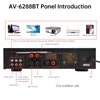 2500W 5CH Amplifiers Amplificador HiFi Stereo AV Surround SD FM Home Theater