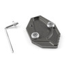Side Stand Kickstand Plate For Kawasali ZX-14R/ZZR1400 07-14 GTR1400 08-14 Gray