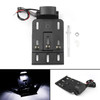 LED Light Black Side Mount License Plate For Harley Sportster 1200 XL1200L 06-11