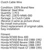 New Clutch Control Cable For Honda NT400 NT650 Bros 400 NTV600 NTV650 Revere