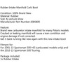 Rubber Intake Manifold Carb Boot-3085809 Fits For Polaris Sportsman 500 HO (2001-13)