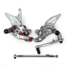 Racing Footrest Rearsets Rear Set Foot pegs For Suzuki GSXR 600/750 11-19 Gray