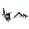 Racing Footrest Rearsets Rear Set Foot pegs For Suzuki GSXR 600/750 11-19 Gray