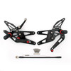 Rearset Rear set for Yamaha YZF 600 R6 2003-2005 Black