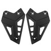 CNC Aluminum Heel Guards Rearset Plates Black Fit for Kawasaki Z900 2017-2021