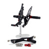 Rearset Rear set for Yamaha YZF 1000 R1 2009-2014 Black