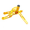 Racing Gold Rear Sets Footpegs Footrest For Honda CBR600RR 03-06 CBR1000RR 04-07