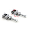 Chrome Universal 7/8" 22mm Bar Clamp Risers Taper Handlebar Dirt Bike ATV Quad