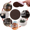 357 Piece Self-Stick Furniture Felt Pads for Hard Surfaces Brown