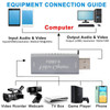 4K 1080P HD to USB 3.0 Video Capture Card Game Capture Device Live Streaming