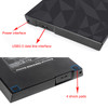 Slim External Cd Dvd Drive Usb3.0 Big Drill Face Writer Burner For Mac Laptop Pc