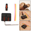 New Fiber Optic Front Sight Rear Combat Red Dot Fiber Sight for Standard Glock