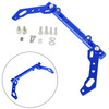 Cross Bar Adjustable Handlebar Balance Lever Universal Blue For Motorcycle