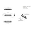 2pcs 6 Way 48V 150A Bus Bar Power Distribution 12xTerminals Block For Car Marine
