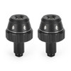 Universal Motorcycle 22mm 7/8" CNC Black Bar End Weight Plugs Sliders 465grams