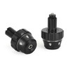 Universal Motorcycle 22mm 7/8" CNC Black Bar End Weight Plugs Sliders 465grams
