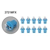 10x For OSRAM Car Original Instrument Lights 2721MFX 12V 1.2W BX8.5d