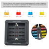 6-Way One in Six out Blade Fuse Box Block Holder ATO ATC for Car Marine Boat RV