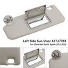 Sun Visor Left Driver Side 42747783 Gray For Chevy Sonic Spark 2012-2020