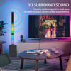 Bluetooth Speaker 2.1 Subwoofer RGB Detachable TWS Wireless Karaoke Home Theater