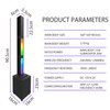 Bluetooth Speaker 2.1 Subwoofer RGB Detachable TWS Wireless Karaoke Home Theater