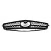 ABS Gloss Black Chrome Front Bumper Grille Fit C-Class Benz W204 C300 C350 08-14
