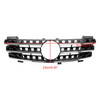 Front Grille Grill Fit Mercedes ML-Class W164 2005-2008 Chrome/Black