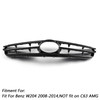 Black Front Grill Grille Fit Mercedes Benz C Class W204 C300 C350 2008-2014