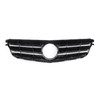 Black Front Grill Grille Fit Mercedes Benz C Class W204 C300 C350 2008-2014